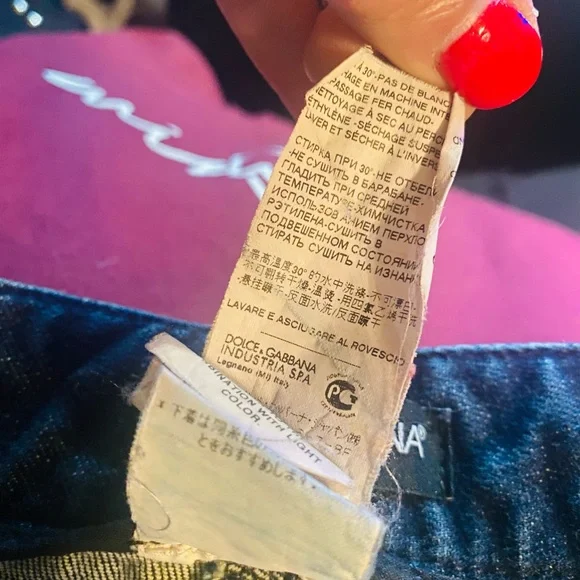 Dolce & Gabbana Dark Blue Women's Jeans - Picture 10 of 11